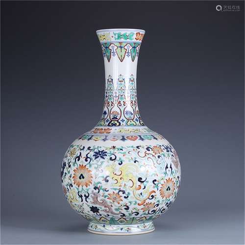 A Chinese Dou-Cai Porcelain Vase