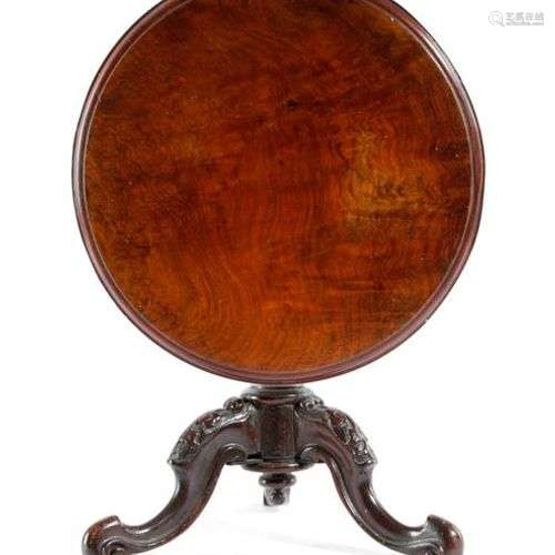 A VICTORIAN WALNUT MINIATURE BREAKFAST TABLE C.186…