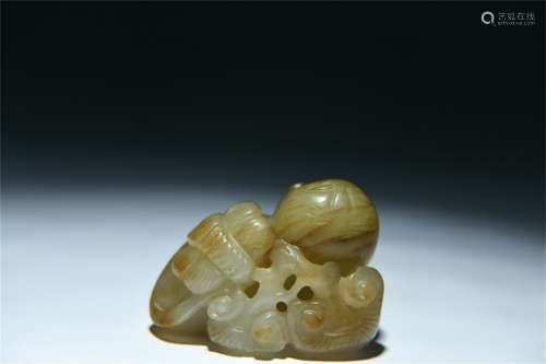 A Chinese Carved Jade Decoration