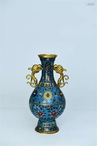 A Chinese Cloisonne Vase