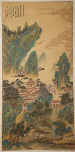 Zhang Daqian - Shanshui Painting
