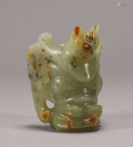 Hongshan Culture - Beast and Hawk Shape Jade Ornament