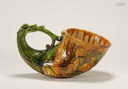 Tang Dynasty - Sancai Dragon Cup
