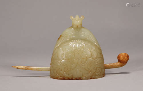 Song Dynasty - Phoenix Pattern Jade Crown