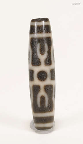 Tang Dynasty - Vajra Pattern Dzi Bead