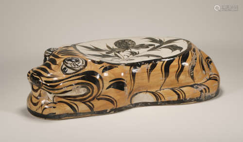 Song Dynasty - Cizhou Ware Tiger Shape Pillow
