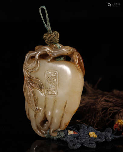 Qing Dynasty - Hetian Jade Budda Hand