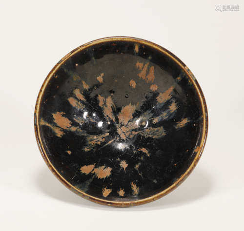 Song Dynasty - Colored Black Glaze Cup