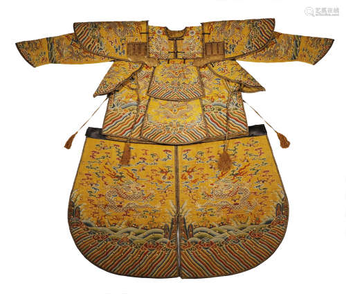Qing Dynasty - Dragon Pattern Kesi Armor