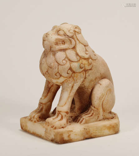 Tang Dynasty - White Marble Lion