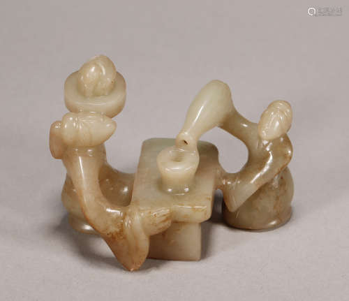 Han Dynasty -  Jade Figure