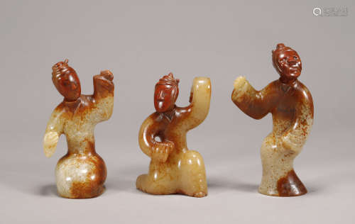 Han Dynasty -  Set of Agate Figure