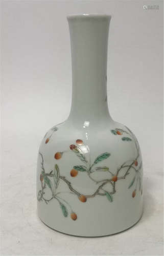 Famille Verte Bell Shaped Vase Kangxi Style