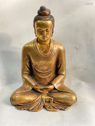 Bronze Gilt Amitabha