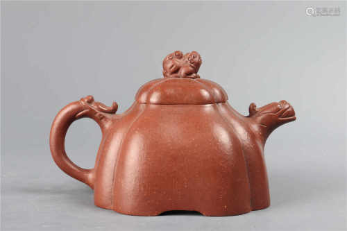 A yixing teapot