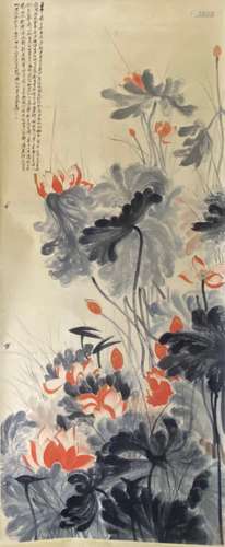 A Chinese us flower painting