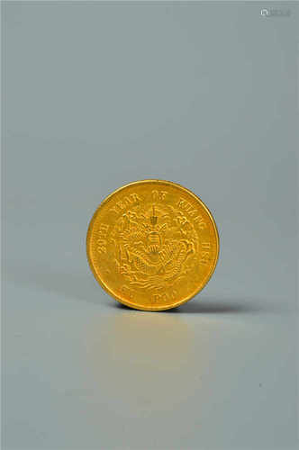 Golden coin