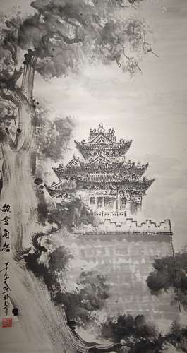 A Chinese forbidden city painting