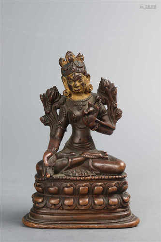 Bronze Buddha staute