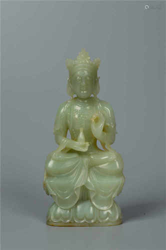 Jade buddha statue