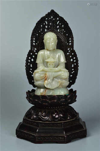 Jade Buddist statue