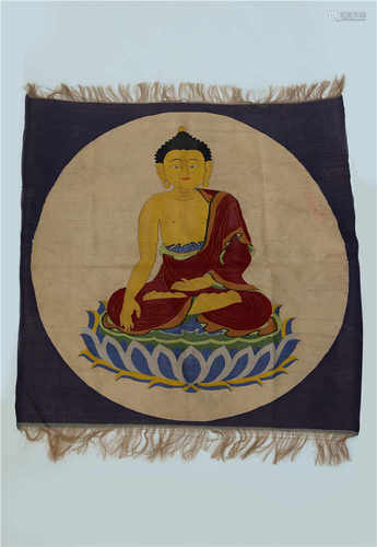 Kesi Embellished Shakyamuni Qing Style