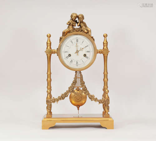 Bronze Gilt Clock 18th Century