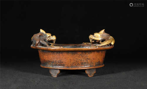 Bronze Censer Qing Style