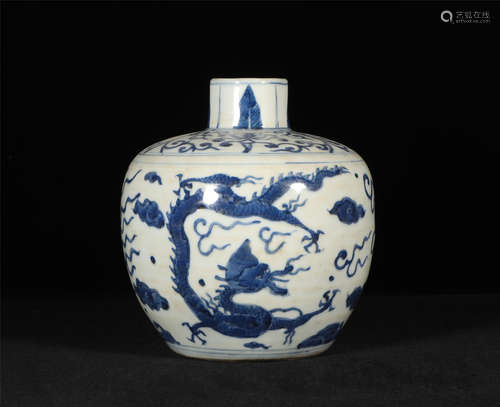 Blue and White Meiping Wanli Style