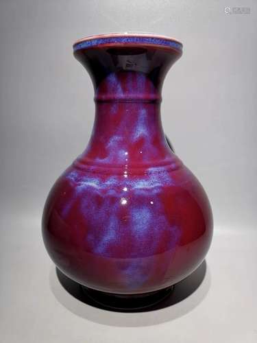 Flambe Glazed Vase Qianlong Vase