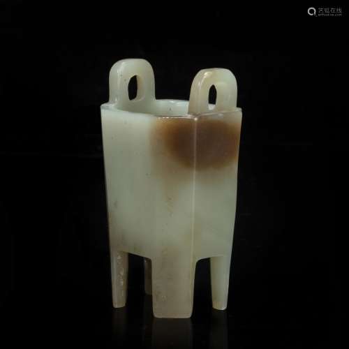 White Jade Censer from Qing