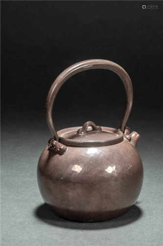 Silvering Teapot from Japan
