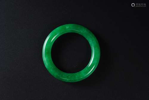 Green Jade Bracelet from Qing