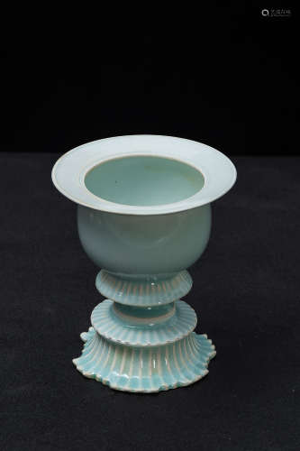 Green and White Kiln Censer from Song