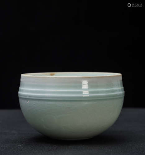 White and Green Kiln Washer from Song