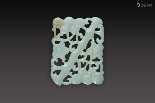 Carved Jade Pendant from Qing