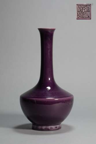 QianLong Long Neck vase from Qing