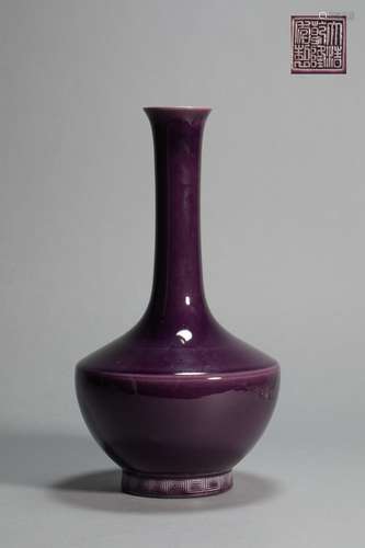 QianLong Long Neck vase from Qing