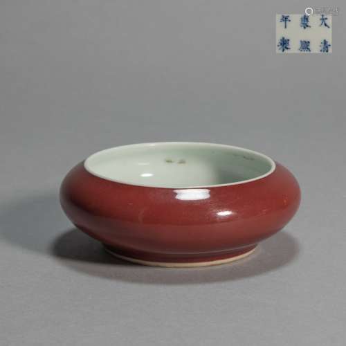 KangXi Style Colored Pen Washer from Qing