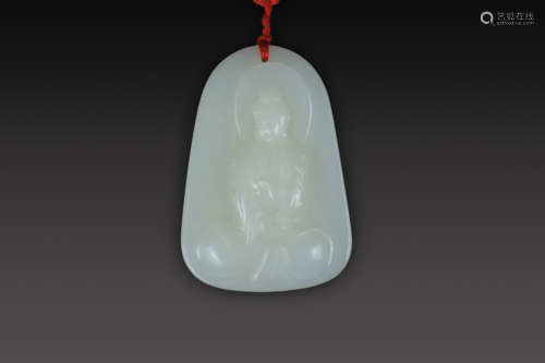 Jade Buddha Statue from Qing