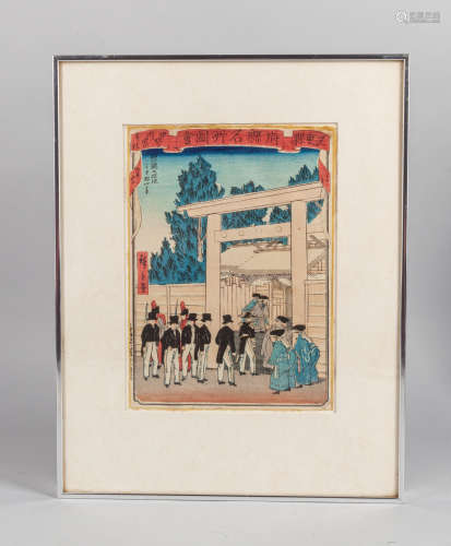 Important Japanese Woodblock Print, Ando Hiroshige