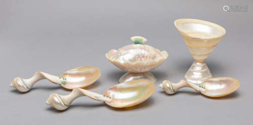 Group Designed Victorian Type Shell Wares