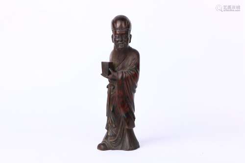 Old  Red Sandalwood Figure Ornament