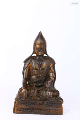 Old Collection. Copper Statuette of Buddha