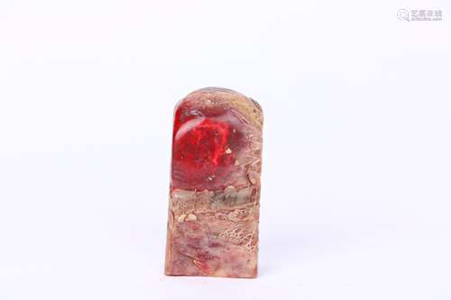 Old Collection.Chicken-blood-coloured Stone Seal