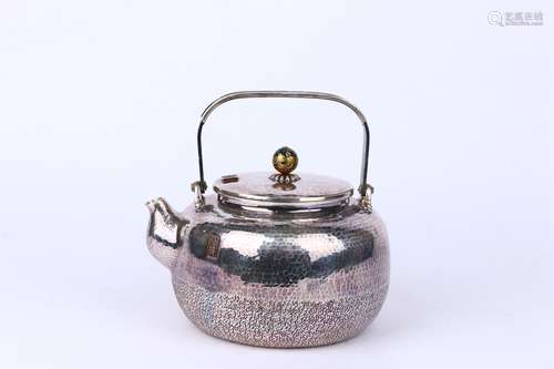 Old Pure Silver Pot