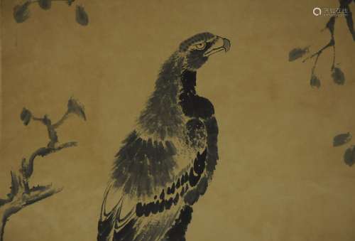 Vertical Painting : Two Bird  by 
