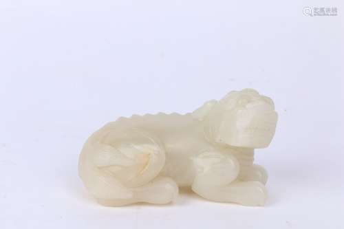 Old  Hetian Jade Pixiu Ornament