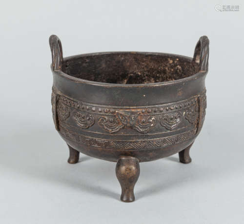 Chinese Old Bronze Censer