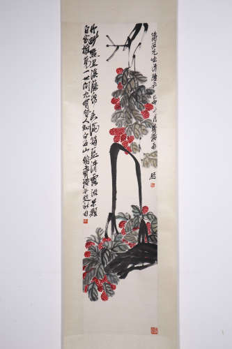 chinese painting by qi baishi